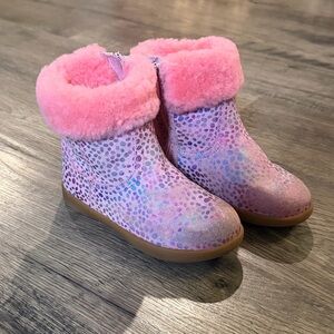 UGG Pink Fluffy Kids' Boots